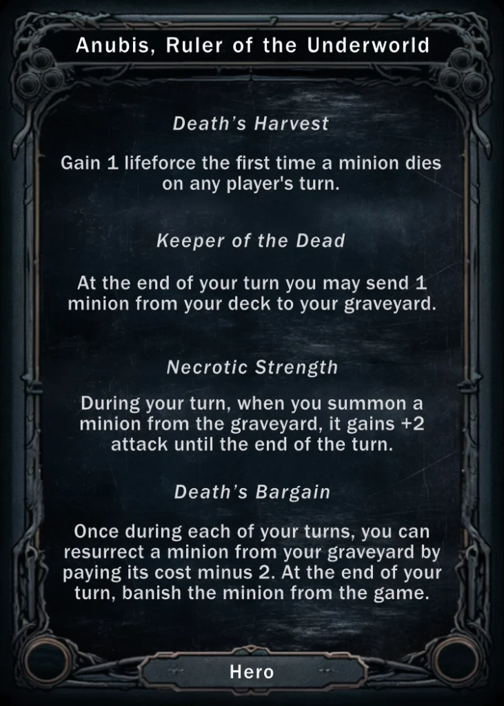 Anubiss Structure Deck 1