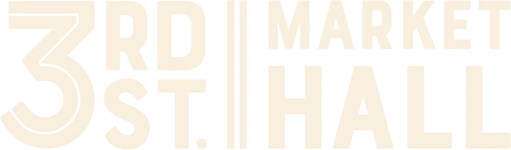 3rd Street Market Hall logo beige