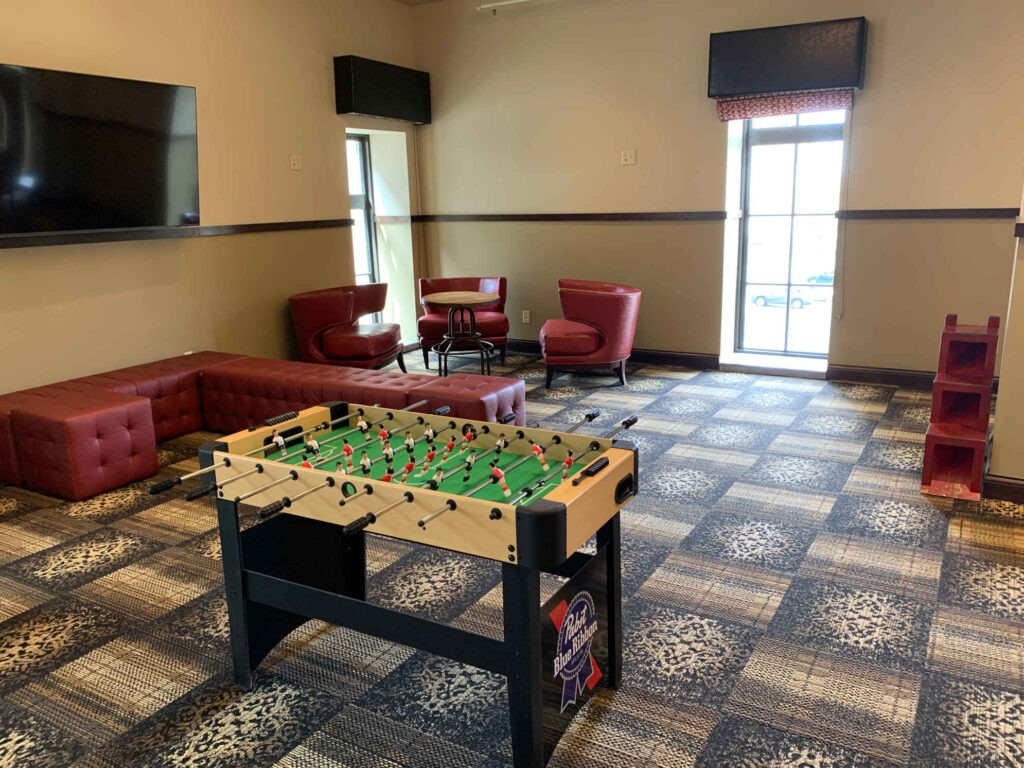 Mezzanine Foozball Angle