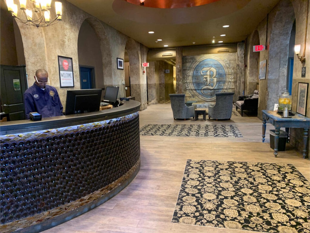 front desk